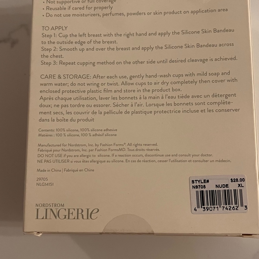 Nordstrom Nude Lingerie Bra - Picture 2 of 4